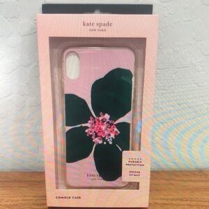 Kate Spade Green and Pink Floral iPhone XS Max Case